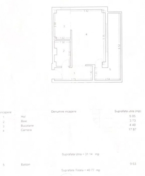 Garsoniera Tomis Nord - Bloc 2013 - Rezidential / Investitie