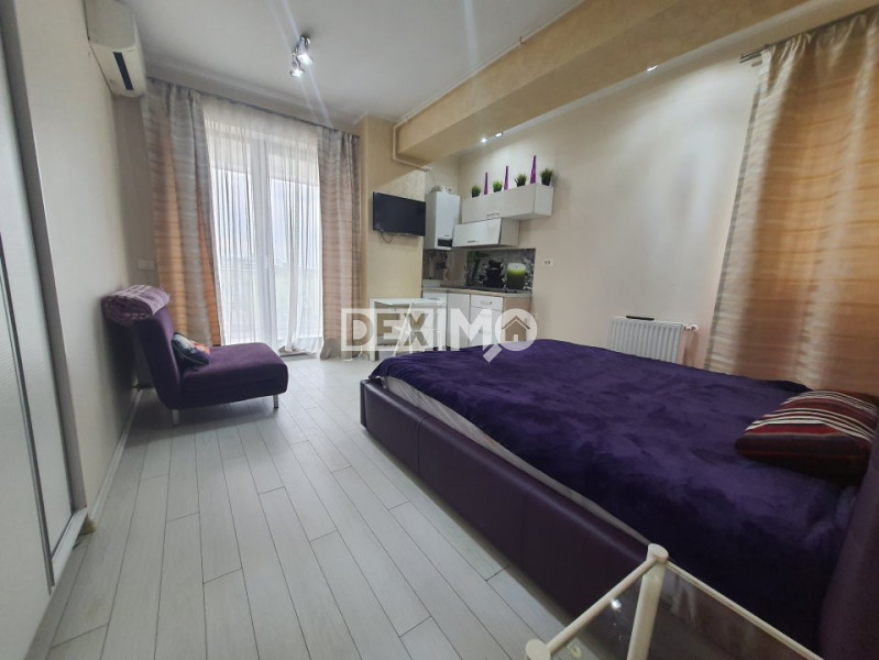 OCAZIE! MAMAIA-SUMMERLAND STUDIO MOBILAT SI UTILAT MODERN VEDERE CATRE MARE