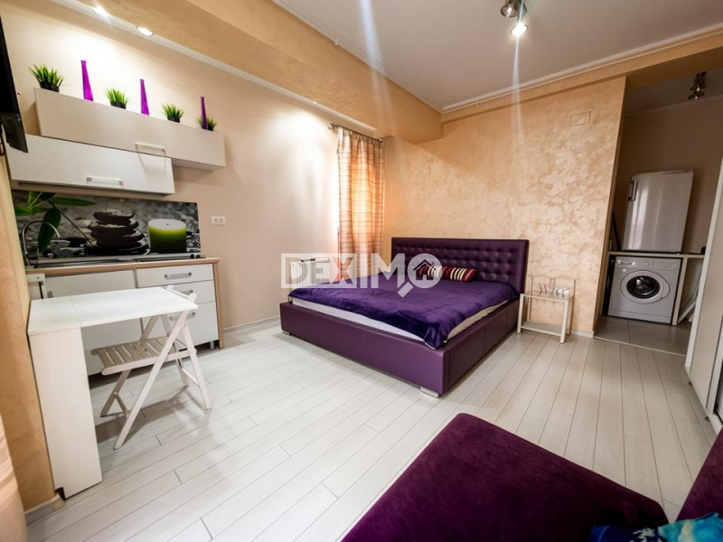 OCAZIE! MAMAIA-SUMMERLAND STUDIO MOBILAT SI UTILAT MODERN VEDERE CATRE MARE