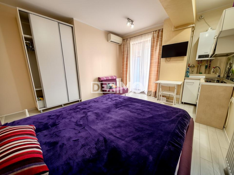 OCAZIE! MAMAIA-SUMMERLAND STUDIO MOBILAT SI UTILAT MODERN VEDERE CATRE MARE