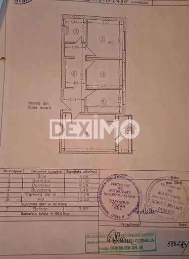 ICIL-CASA DE CULTURA-APARTAMENT CU 3 CAMERE CENTRALA GAZE