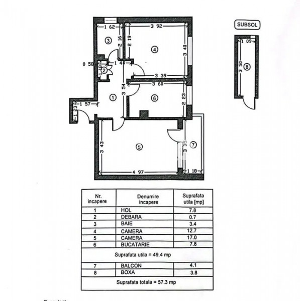 Apartament 2 Camere - Ideal Pentru Personalizare - Gaze La Usa 