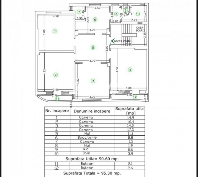 Aprtament 4 Camere - Ultracentral - Stefan Cel Mare