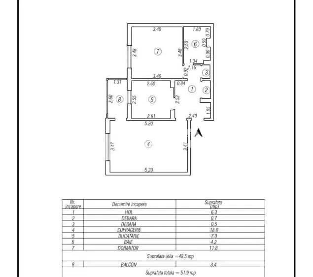 Apartament Decomandat - Centrala Gaze - Zona Inel I