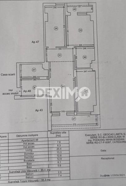 COMISION 0! BOC NOU - INEL II ELIBERARII-APARTAMENT CU 3 CAMERE 
