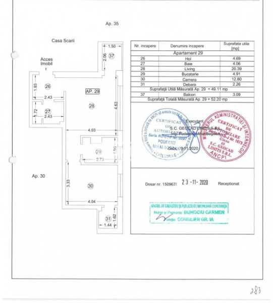 Apartament 2 Camere - Bloc Nou - Tomis Nord Vivo
