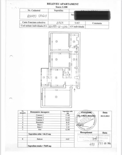 TOMIS III-BROTACEI APARTAMENT CU 3 CAMERE DECOMANDAT MOBILAT