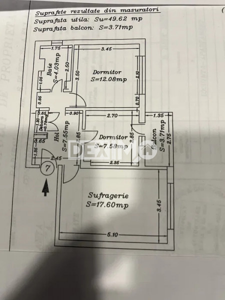 Apartament Decomandat - Etajul I - Centrala Gaze !