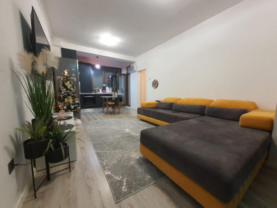 BLOC NOU-TOMIS NORD-EUROMATERNA APARTAMENT CU 2 CAMERE MOBILAT