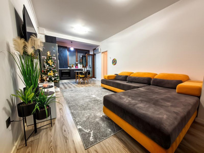 BLOC NOU-TOMIS NORD-EUROMATERNA APARTAMENT CU 2 CAMERE MOBILAT