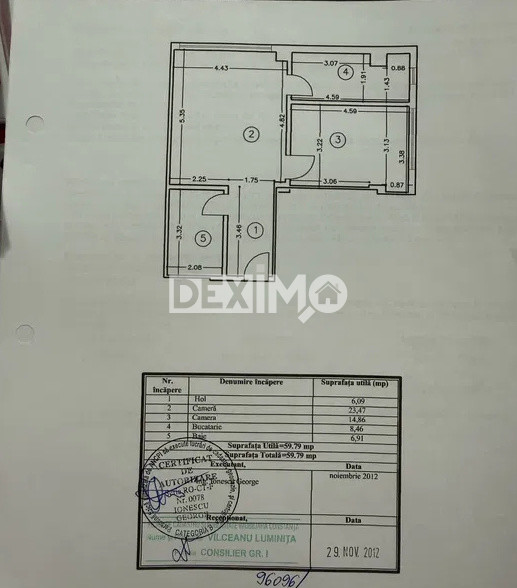 Apartament La Cheie - Parter Inalt - Bloc Nou