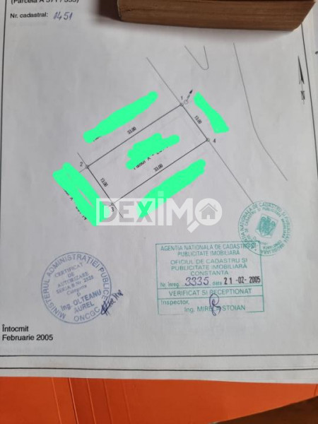 Teren Liber De Constructii - Cartier Rezidential Ovidiu Sud