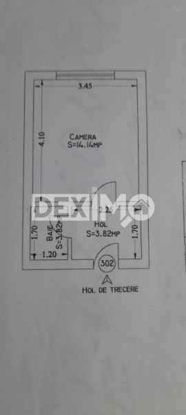 POARTA 6 - GARSONIEREA INCADRATA ETAJ INTERMEDIAR