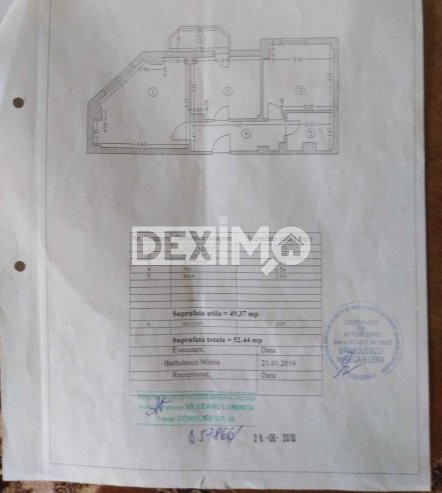 Apartament 2 Camere - Zona Tomis II - Etaj 3 - Gaze La Usa