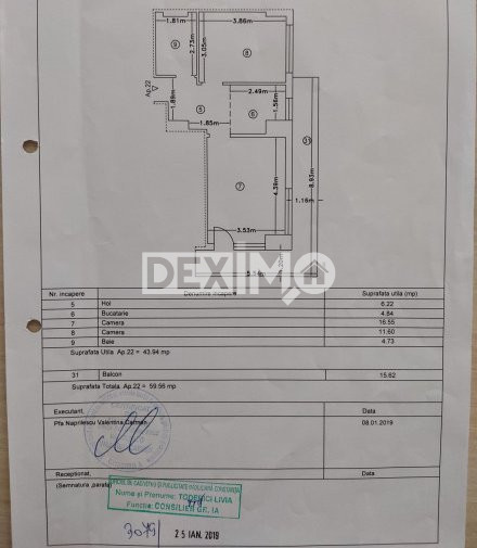 Apartament 2 Camere Decomandate - Statiunea Mamaia - Mobilat/Utilat