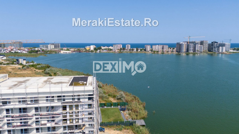 OFERTA PRET!Mamaia Nord - Apartament 2 Camere - Vedere Frontala La Lac - Meraki
