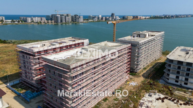 OFERTA PRET!Mamaia Nord - Apartament 2 Camere - Vedere Frontala La Lac - Meraki