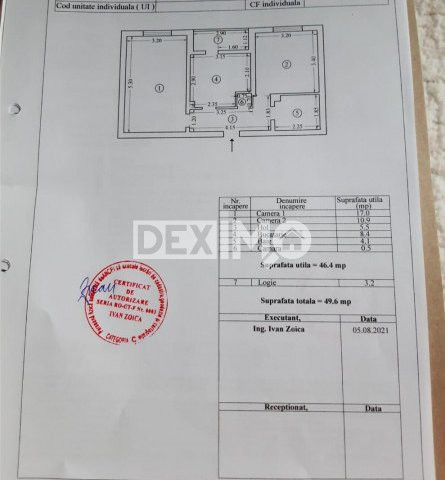 Apartament 2 Camere - Zona CET - Gaze La Scara