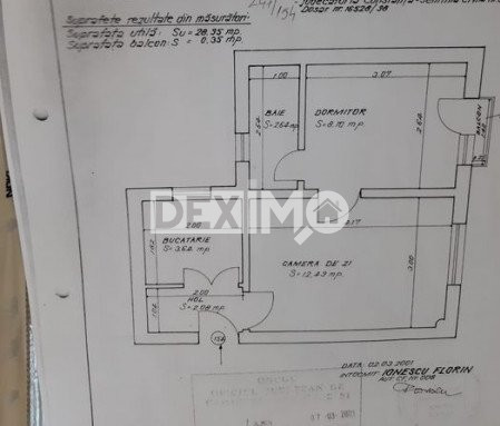 Apartament 2 Camere - Zona Tomis Nord - Etaj 1 - Necesita Renovare