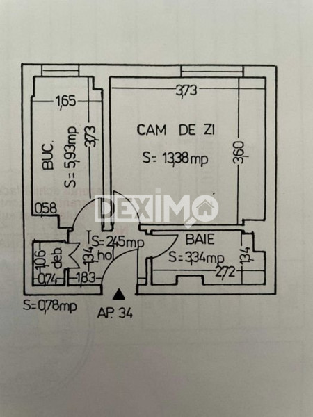 Garsoniera - Zona Inel II - Etaj 2