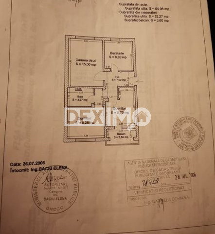 Apartament 3 Camere - Zona Inel II - Gaze - Etaj 2