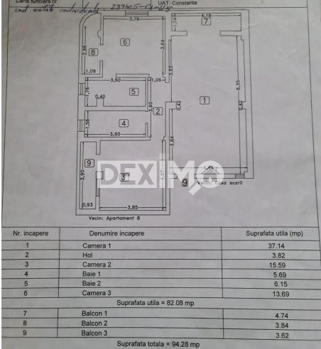 Apartament 3 Camere - Zona Coiciu - Mobilat/Utilat - Loc De Parcare