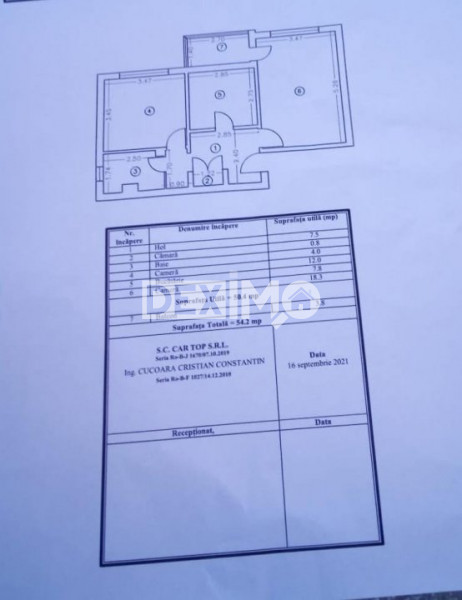 Apartament 2 Camere - Zona poarta 6 - Gaze - Etaj 3/4 