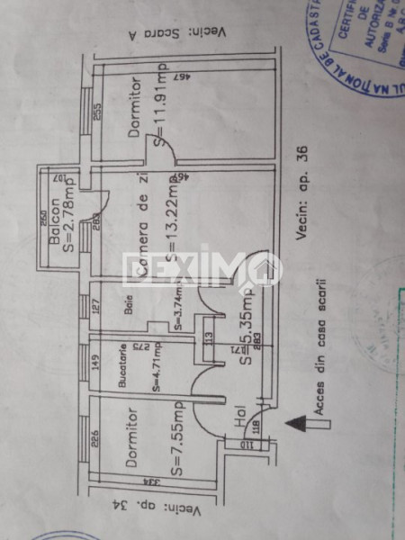 Apartament 3 Camere - Zona KM 4-5 - Etaj 3 