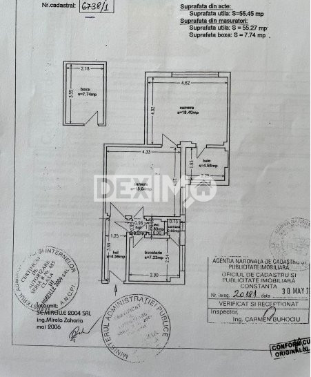 Apartament 2 Camere - Zona Centru - Etaj 1 - Gaze