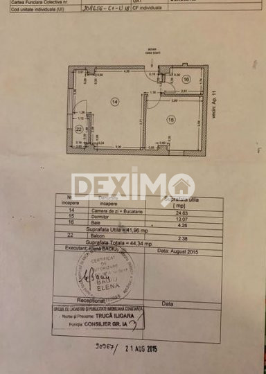 Apartament 2 Camere La Cheie - Compozitorilor - Mobilat/Utilat - Gaze 