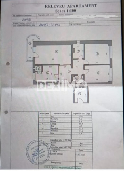 Apartament 3 Camere - Parter Inalt - Stadion - Centrala Gaze - Boxa