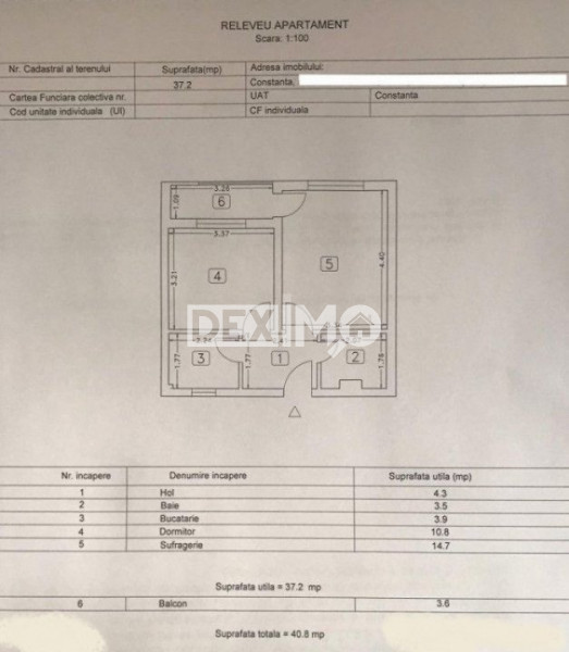 Apartament 2 Camere - Zona Tomis Nord - Mobilat/Utilat