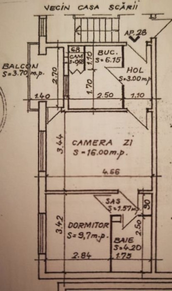 Apartament 2 Camere Semidecomandate - Zona Inel I - Mobilat/Utilat - Gaze