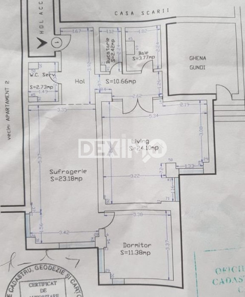 Apartament 3 Camere - Zona Capitol - Parter -  Ideal Spatiu Comercial