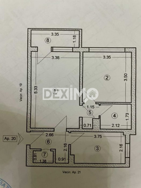 Apartament 2 Camere - Centru - Mobilat/Utilat 
