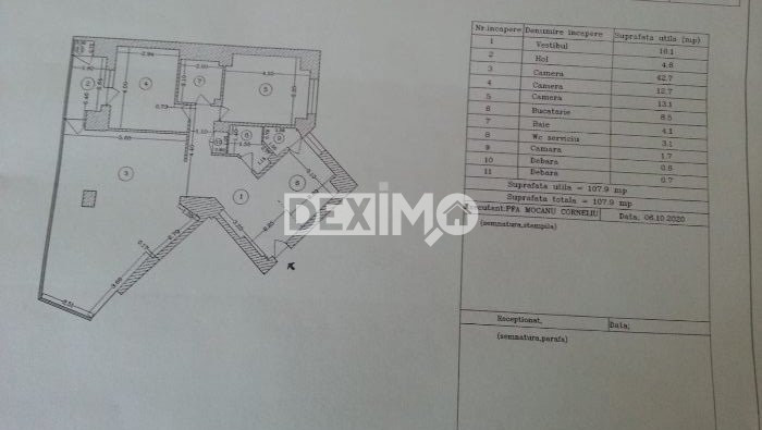 Apartament 3 Camere - Zona Trocadero - Liber