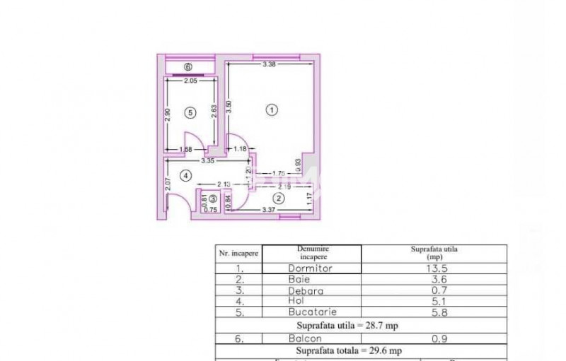 Garsoniera - Zona Tomis Nord Tic Tac - Parter - Libera