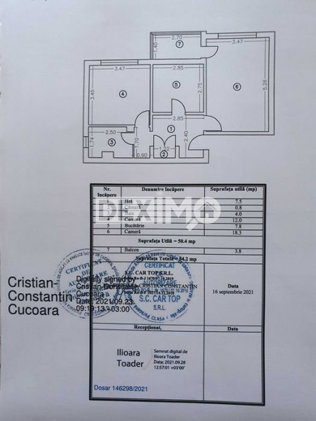 Apartament 2 Camere - Zona Poarta 6 - Centrala Pe Gaze