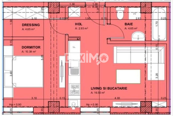 Apartament 2 Camere - Zona Mamaia Nord - Mobilat/Utilat Complet