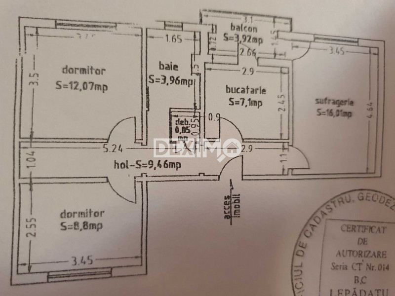 Apartament 3 Camere - Zona Energia - Mobilat/Utilat