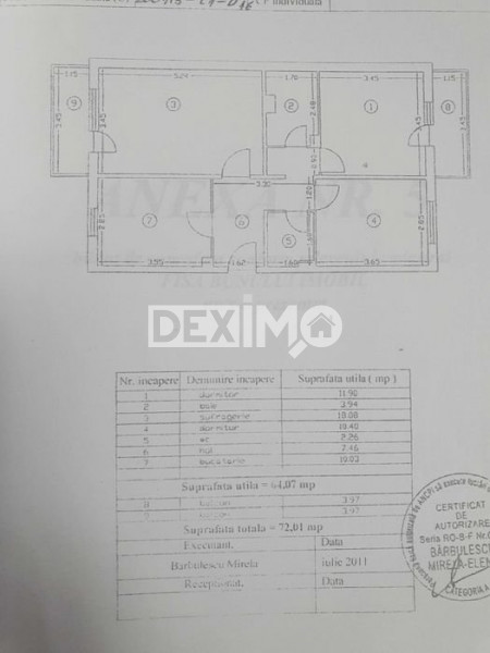 Apartament 3 Camere - Zona Dacia Spectrum - Mobilat/Utilat 