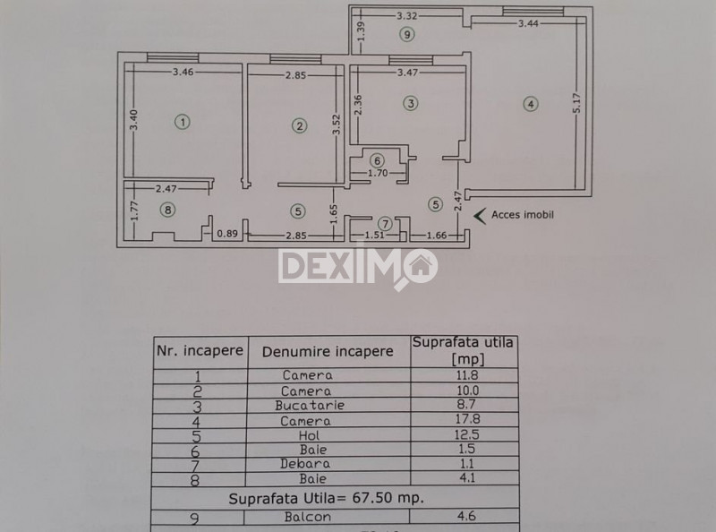 Apartament 3 Camere - Zona ICIL - Renovat - Centrala Pe Gaze
