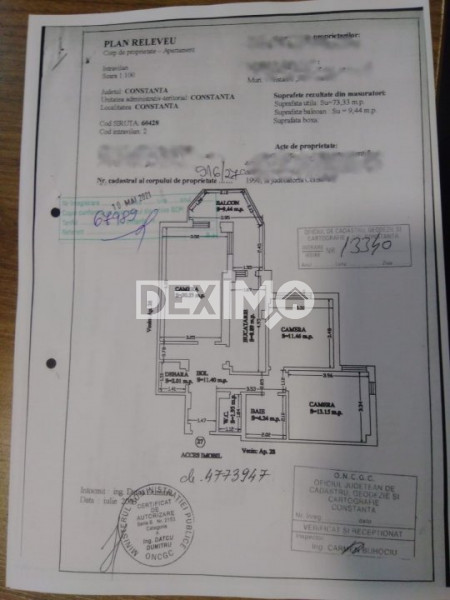 Apartament 3 Camere Decomandate - Centrala Pe Gaze - Mobilat / Utilat Complet