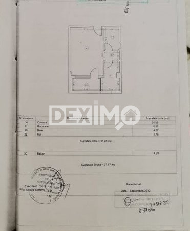Garsoniera - Zona Compozitori - Etaj 2 - Mobilata/Utilata